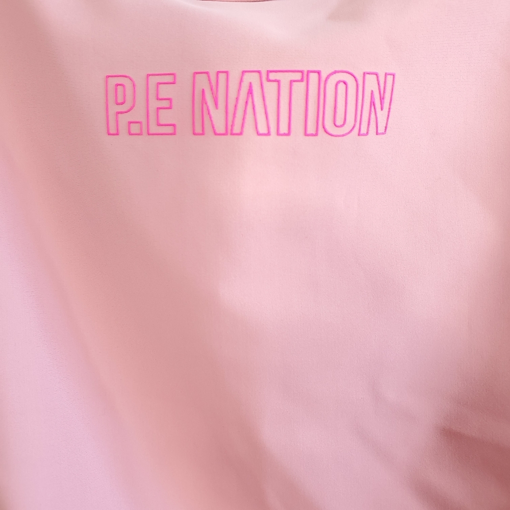 New P.E Nation Flex It Pink Pale Sports Bra Tank Top NWT Size XS - Picture 11 of 15